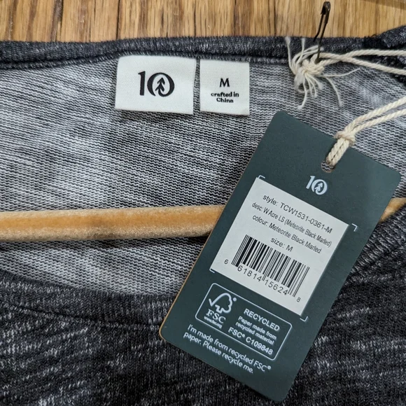 TenTree Women's Long Sleeve Top. NWT. Medium. - Picture 5 of 5